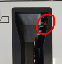 Ink adapter lock