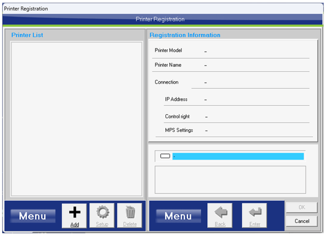 Printer Registration
