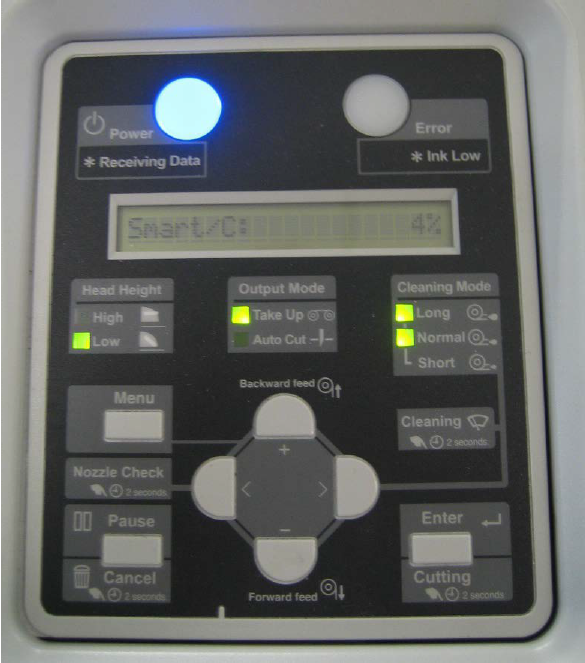 Smart Chip Ink Percentage